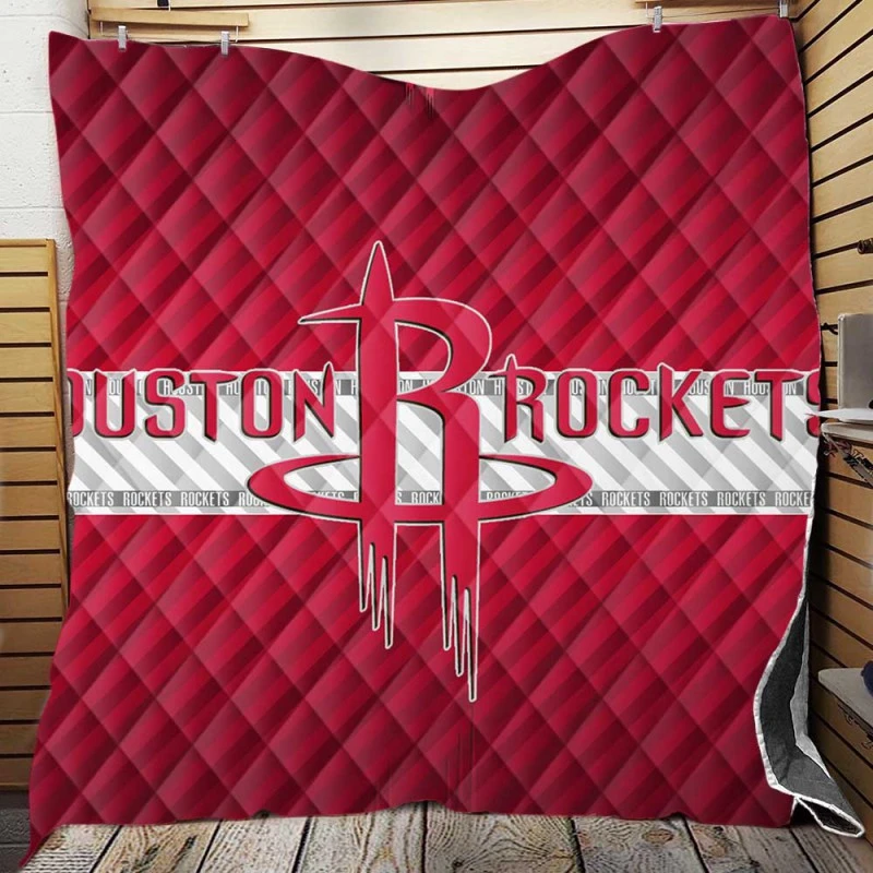 Houston Rockets Energetic NBA Basketball Team Quilt Blanket