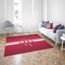 Houston Rockets Energetic NBA Basketball Team Rug 2