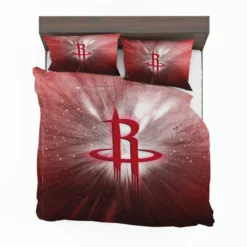 Houston Rockets Famous NBA Basketball Club Logo Bedding Set 1