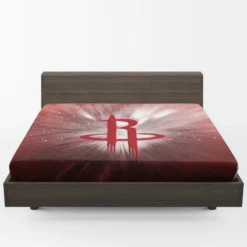 Houston Rockets Famous NBA Basketball Club Logo Fitted Sheet 1