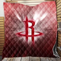 Houston Rockets Famous NBA Basketball Club Logo Quilt Blanket