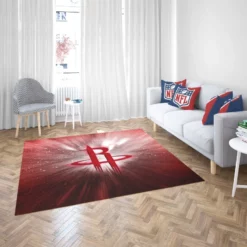 Houston Rockets Famous NBA Basketball Club Logo Rug 2