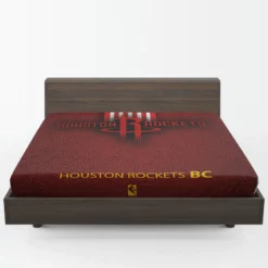 Houston Rockets Professional NBA Team Fitted Sheet 1