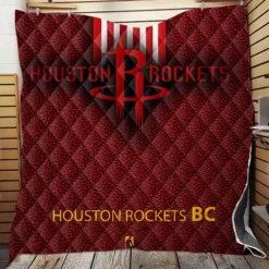 Houston Rockets Professional NBA Team Quilt Blanket