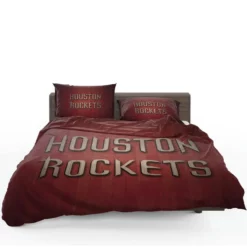 Houston Rockets Strong NBA Basketball Team Bedding Set