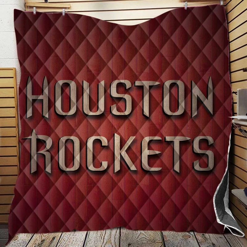Houston Rockets Strong NBA Basketball Team Quilt Blanket
