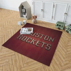 Houston Rockets Strong NBA Basketball Team Rug 1