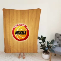 Houston Rockets Top Ranked NBA Basketball Club Fleece Blanket