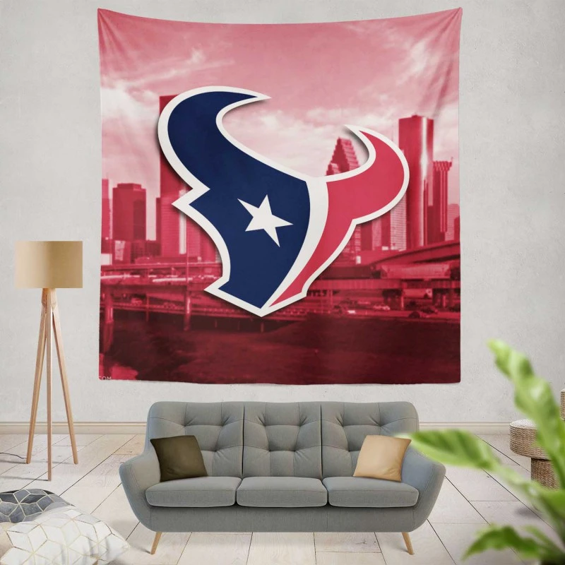 Houston Texans Popular NFL Football Team Tapestry