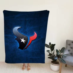 Houston Texans Professional American Football Team Fleece Blanket