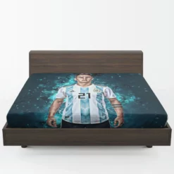 Humble Football Player Paulo Dybala Fitted Sheet 1