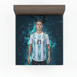 Humble Football Player Paulo Dybala Fitted Sheet