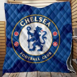 Iconic Football Team Chelsea Logo Quilt Blanket