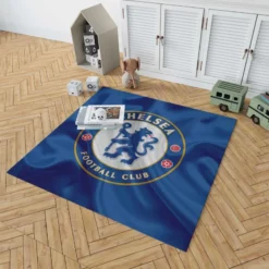 Iconic Football Team Chelsea Logo Rug 1