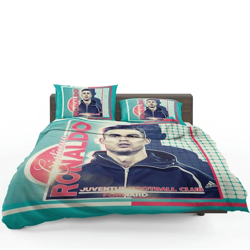 Improving Sports Player Cristiano Ronaldo Bedding Set