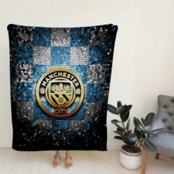 Incredible English Football Club Manchester City FC Fleece Blanket