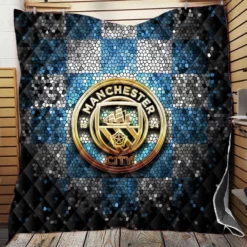 Incredible English Football Club Manchester City FC Quilt Blanket