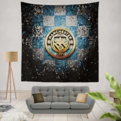 Incredible English Football Club Manchester City FC Tapestry