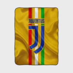 Incredible Italian Soccer Club Juventus Logo Fleece Blanket 1