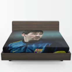 Incredible Soccer Player Lionel Messi Fitted Sheet 1