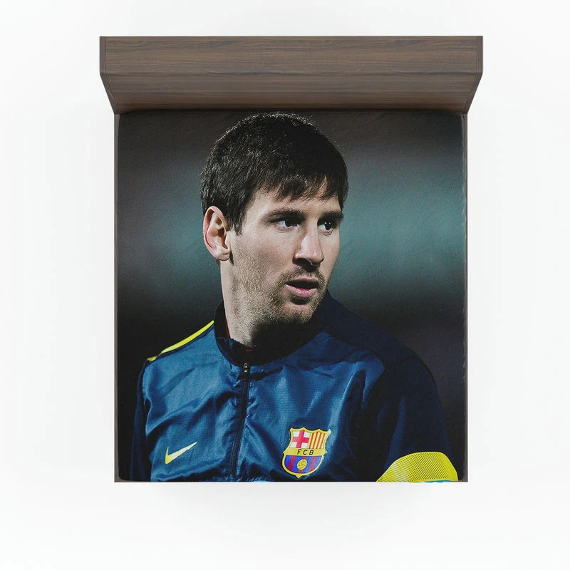 Incredible Soccer Player Lionel Messi Fitted Sheet