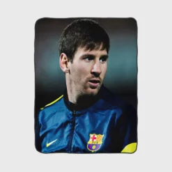 Incredible Soccer Player Lionel Messi Fleece Blanket 1