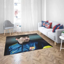 Incredible Soccer Player Lionel Messi Rug 2