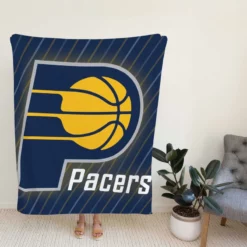 Indiana Pacers American Professional Basketball Team Fleece Blanket