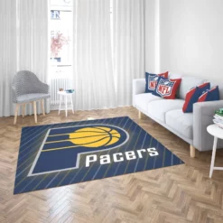 Indiana Pacers American Professional Basketball Team Rug 2