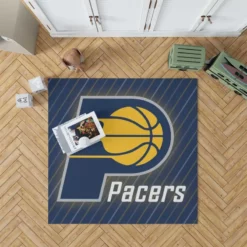 Indiana Pacers American Professional Basketball Team Rug