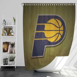 Indiana Pacers Classic NBA Basketball Club Shower Curtain