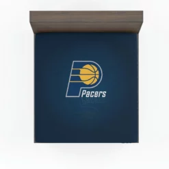 Indiana Pacers Energetic NBA Basketball Team Fitted Sheet