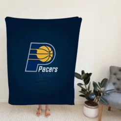 Indiana Pacers Energetic NBA Basketball Team Fleece Blanket