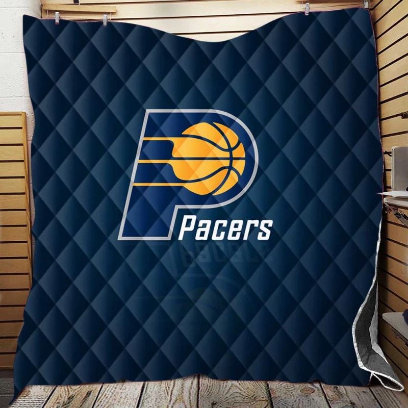 Indiana Pacers Energetic NBA Basketball Team Quilt Blanket
