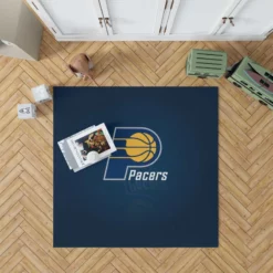 Indiana Pacers Energetic NBA Basketball Team Rug