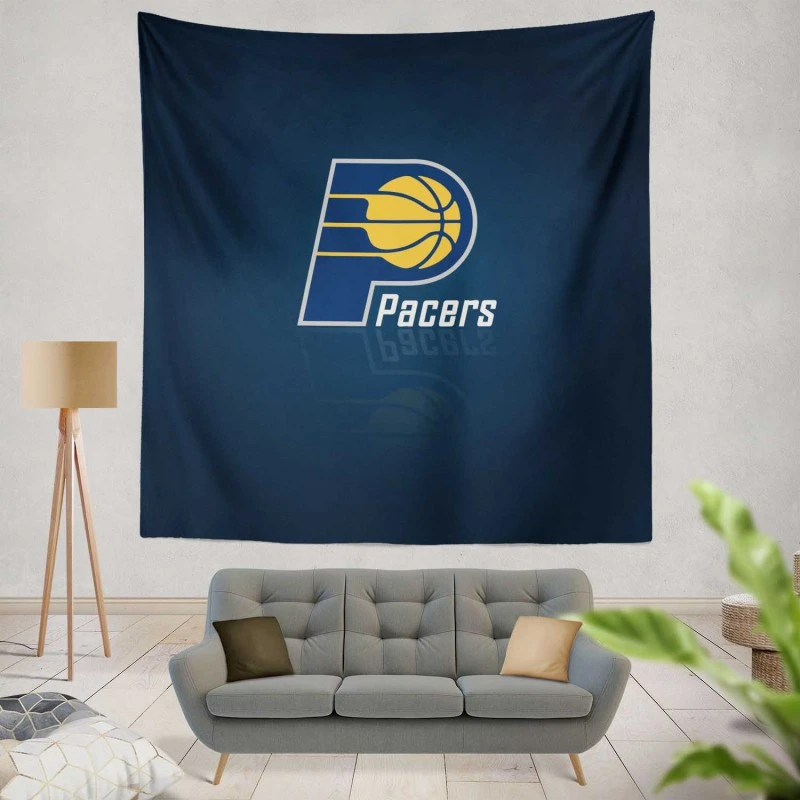 Indiana Pacers Energetic NBA Basketball Team Tapestry