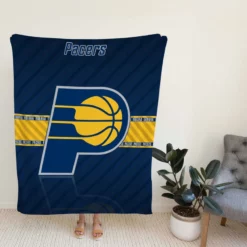 Indiana Pacers Excellent NBA Basketball Team Fleece Blanket