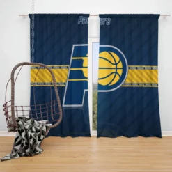 Indiana Pacers Excellent NBA Basketball Team Window Curtain