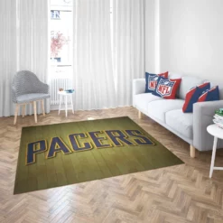 Indiana Pacers Popular NBA Basketball Club Rug 2