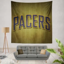 Indiana Pacers Popular NBA Basketball Club Tapestry