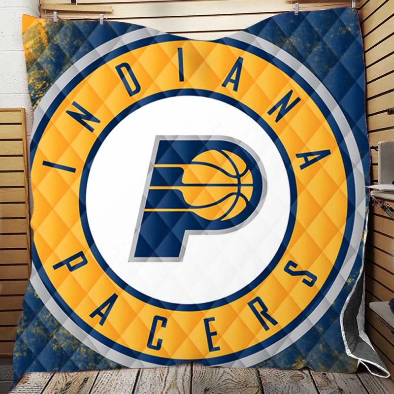 Indiana Pacers Strong NBA Basketball Team Quilt Blanket