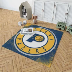 Indiana Pacers Strong NBA Basketball Team Rug 1