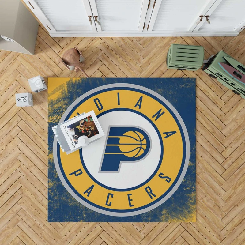 Indiana Pacers Strong NBA Basketball Team Rug