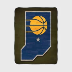 Indiana Pacers Top Ranked NBA Basketball Team Fleece Blanket 1