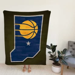 Indiana Pacers Top Ranked NBA Basketball Team Fleece Blanket