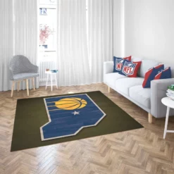 Indiana Pacers Top Ranked NBA Basketball Team Rug 2