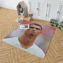 Inspirational Sports Player Cristiano Ronaldo Rug 1