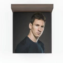 Inspirational Sports Player Lionel Messi Fitted Sheet