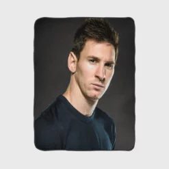 Inspirational Sports Player Lionel Messi Fleece Blanket 1