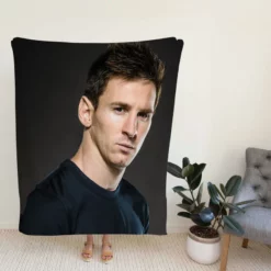 Inspirational Sports Player Lionel Messi Fleece Blanket